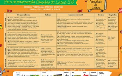 Feira do Livro Itinerante chega em Atibaia!