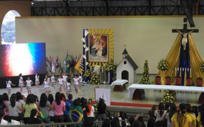 Peregrinos da JMJ marcaram presença em ATIBAIA